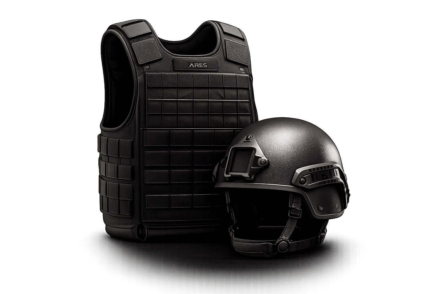 Equipos de protección personal (cascos, chalecos, paneles balísticos)